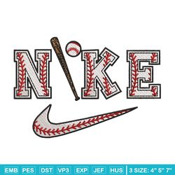 Baseball x nike embroidery design, Baseball embroidery, Nike design, Embroidery shirt, Embroidery file, Digital download