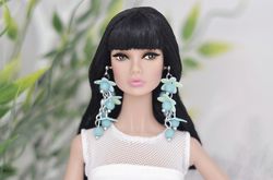 Dolls jewelry earring for Barbie Poppy Parker Nu face