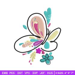Butterfly color embroidery design, Butterfly embroidery, Embroidery file, Embroidery shirt, Emb design, Digital download