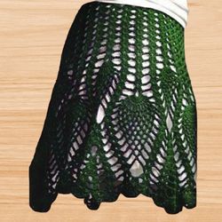 A Crochet pineapple Skirt pdf pattern