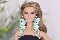 Dolls jewelry earrings Fashion royalty Poppy Parker Barbie