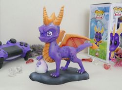 Spyro the Dragon handmade figure