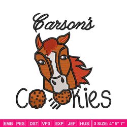 Cookies horse embroidery design, Cookies embroidery, Embroidery file, Embroidery shirt, Emb design, Digital download