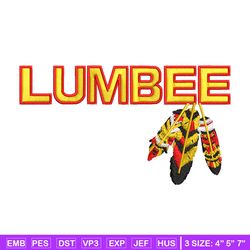 Lumbee logo embroidery design, Logo embroidery, Embroidery file, Embroidery shirt, Emb design,Digital download