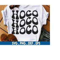 Hoco Svg, Back To School Svg, High School Svg, Wavy Stacked Svg, Hoco Sublimation, Hoco T-Shirt SVG, Teaching Svg, Silho
