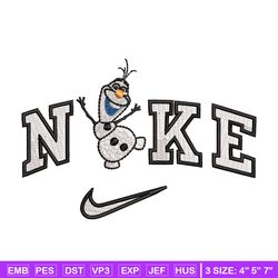 Nike x olaf embroidery design, Disney embroidery, Nike design, Embroidery shirt, Embroidery file, Digital download
