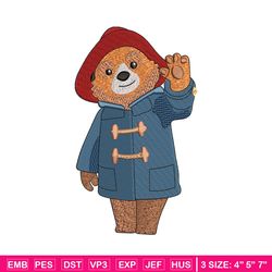 Bear hello embroidery design, Bear embroidery, Embroidery file, Embroidery shirt, Emb design, Digital download
