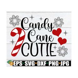 Candy Cane Cutie, Girls Christmas svg, Cute Girls Christmas, Kids Christmas svg, Girls Christmas shirt svg, Candy Cane s