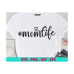 Momlife Svg, Mom Svg, Mom Life SVG For Tshirt, Mom Quote Cut File, Hashtag Mom Life SVG, Mom SVG, Svg Files, Cricut and