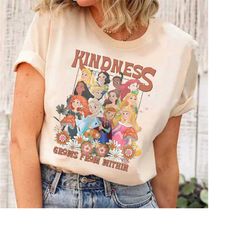 Vintage Disney Princess Comfort Colors Shirt, Disney Vacation Shirt, Princess Gift, Disney Girl Trip Tee, Princess Shirt