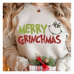 Merry Grincmas SVG, Retro Christmas Svg, Merry Christmas Svg, Christmas Shirt Design, Christmas Svg, Sublimation Designs