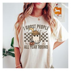 Ghost People Year Round, Cool Ghost Halloween | Retro Sublimations, PNG Sublimations, Designs Downloads, Shirt Design, S
