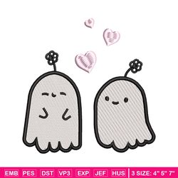 Cute ghost embroidery design, Ghost embroidery, Embroidery file, Embroidery shirt, Emb design, Digital download