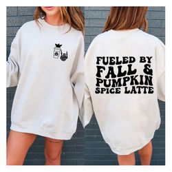 Fueled By fall and Pumpkin Spice SVG, Pumpkin Spice Svg, Pumpkin Spice Png, Hello Pumpkin, Fall Vibes Svg, Trendy Svg, R