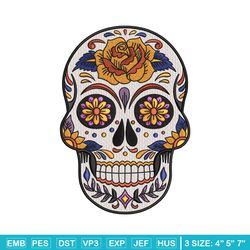 Head skull embroidery design, Skeleton embroidery, Emb design, Embroidery shirt, Embroidery file, Digital download