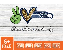 Seattle Seahawks Svg , Peace Love  NfL Svg, Team Nfl Svg 30