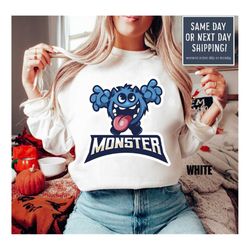 Monster Sweatshirt, Funny Shirt, Sully Monster, Personalized Gift, Teacher Shirt, Funny Monster Shirt, Graphic Shirt, Cu
