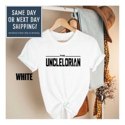 Personalized Mandalorian T-shirt, Unclelorian Shirt, YOUR NAME Shirt, Family Matching Shirt, Star Wars T-shirt, Birthday