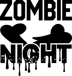 Zombie night Png, Halloween Png, Halloween silhouettes, Happy Halloween Png, Pumpkins Png, Ghost Png, Png file