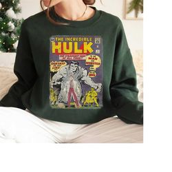 Marvel The Incredible Hulk Classic Retro Comic Book T-Shirt, Disneyland Family Matching Shirt, Magic Kingdom Tee, WDW Ep