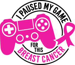 I Paused My Game For This Breast Cancer SVG, Breast Cancer Awareness SVG, Breast Cancer Svg Digital Download