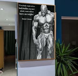 RONNIE COLEMAN Bodybuilding Gym Poster