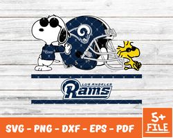 Los Angeles Rams Snoopy Nfl Svg , Snoopy  NfL Svg, Team Nfl Svg 19