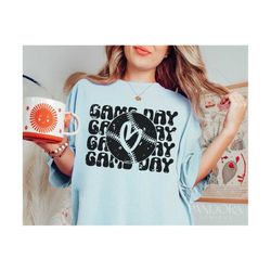Game Day Svg Baseball Game Day Svg Png Game Day Vibes Svg, Distressed - Grunge Baseball Shirt Svg Cut, Cricut Silhouette