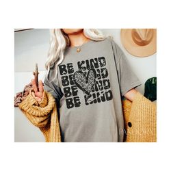 Be Kind Svg Png, Distressed Shirt Design, Grunge Svg Cut File Cricut, Silhouette Eps Dxf Pdf Retro Sublimation Design Di
