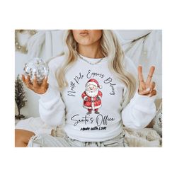 North Pole Express Png, Christmas Png, Holiday Clipart, Santa Claus Png, Christmas Train Png Shirt Design Sublimation Pr