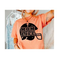 Football Mom Svg, Football Mama Svg, Mom Life Svg Cut File, Cricut, Football Shirt Design Silhouette Eps Dxf Pdf, Distre