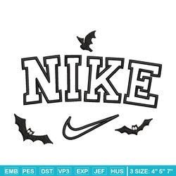 Nike x bat embroidery design, Bat embroidery, Nike design, Embroidery shirt, Embroidery file,Digital download