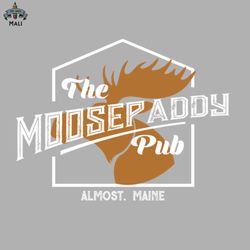 Moose Paddy Pub Shirt  Almost Maine Sublimation PNG Download