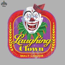 Laughing Clown Malt Liquor Sublimation PNG Download