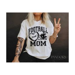 Football Mom SVG, Football Mama PNG for Shirts, Sublimation Printable Designs, Sports Mom Svg, Game Day Svg Team Spirit