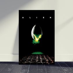Alien Movie Poster Wall Art, Room Decor, Home Decor, Art Poster For Gift, Vintage Movie Poster, Movie Print