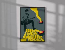 Arctic Monkeys Poster  Music Poster  Wall Art  Wall Decor