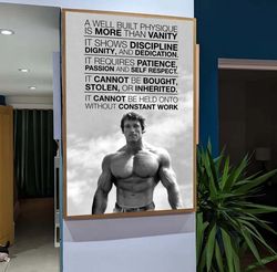 Arnold Schwarzenegger Gym Poster-1