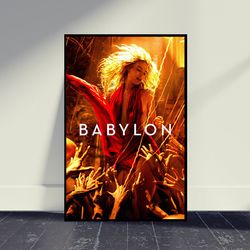 Babylon Movie Poster Wall Art, Room Decor, Living Room Decor, Art Poster For Gift, Vintage Movie Poster, Movie Print Dec