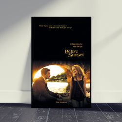 Before Sunset Movie Poster, Wall Art, Room Decor, Home Decor, Art Poster For Gift, Living Room Decor