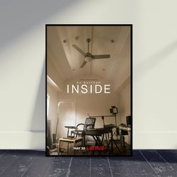 Bo Burnham Inside Movie Poster Wall Art, Room Decor, Home Decor, Art Poster For Gift, Vintage Movie Poster, Movie Print