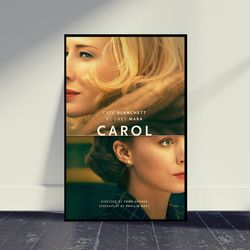 Carol Movie Poster Print, Wall Art, Room Decor, Home Decor, Art Poster For Gift, Living Room Decor, Vintage Film Art