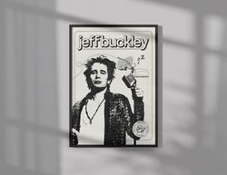 Jeff Buckley Poster  Music Poster  Wall Art  Wall Decor