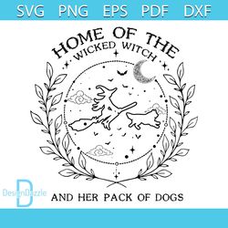 Home Of The Wicked Funny Ghost Dog SVG Cutting File