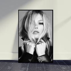 Kate Moss Music Poster, Living Room Decor, Home Decor, Art Music Poster For Gift, Wall Art