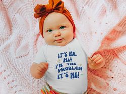 taylor swift baby bodysuit, taylor swift baby merch, baby shower gift, mom to be gift, funny baby shower gift, anti-her