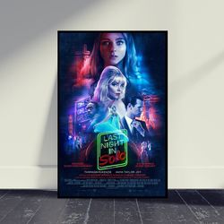 Last Night in Soho Movie Poster Movie Print, Wall Art, Room Decor, Home Decor, Art Poster For Gift, Living Room Decor-1