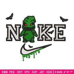 Nike oogie boogie embroidery design, Horror embroidery, Nike design, Embroidery shirt, Embroidery file, Digital download