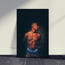 Rapper Tupac Shakur 2Pac Art Poster Music Poster Print Wall Art Decor, Room Decor, Home Decor, Beautiful Art Poster For