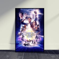 Ready Player One Movie Poster Wall Art, Living Room Decor, Home Decor, Art Poster For Gift, Vintage Movie Poster, Movie